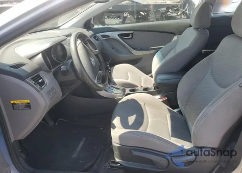 2013 Hyundai Elantra Coupe Gs from USA, damaged, VIN KMHDH6AE3DU012936